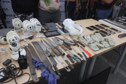 Lo que encontraron las autoridades durante el operativo en Durán.