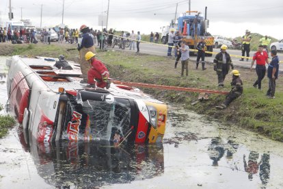 Los accidentes con implicación de buses se redujeron en 2024.