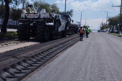 La inversión total de la rehabilitación en la avenida Galo Plaza es de $ 1,9 millones.