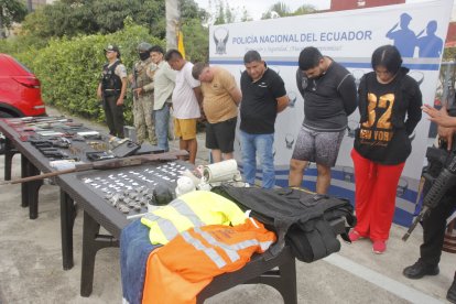 Entre los detenidos hay una mujer, que fue pareja de un líder criminal.