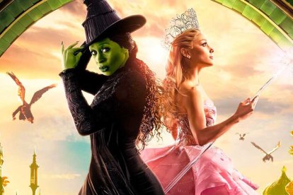 Ariana Grande y Cynthia Erivo en 'Wicked'