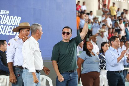 El presidente Daniel Noboa.