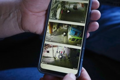 Los vecinos instalaron un circuito de cámaras para vigilar los movimientos de sus huéspedes.