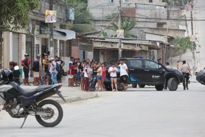 El sector donde se registró el hecho violento.