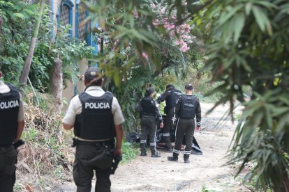 La mujer fue asesinada a tiros en el exterior de una vivienda.