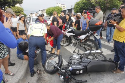 Otro accidente se registró en el mismo sector.