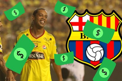 Así fue la llegada de Ronaldinho a Barcelona SC.