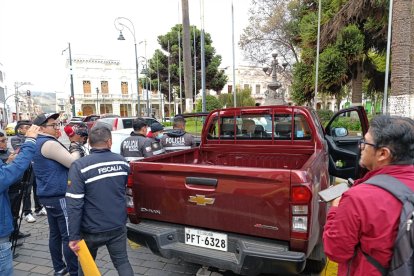 En Riobamba hubo allanamientos.