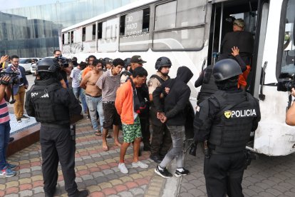 Hubo detenidos en el operativo de hoy.