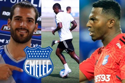 Castelli, Ayoví y Ortiz son pieza fundamental del Emelec 2025.