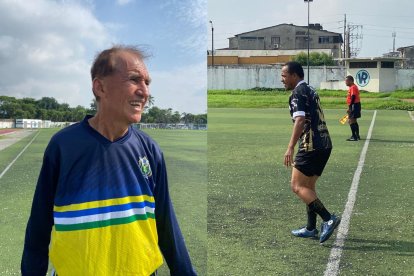 Walter Quijije refuerza al equipo Agremiados, de Colimes. Él es el mentalizador 
del certamen y Urbano Stacio, excanario, es parte de Amigos del Fútbol de Ventanas.