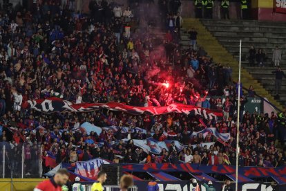 Hinchada del Deportivo Quito.