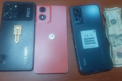Estos fueron los celulares que les robaron.