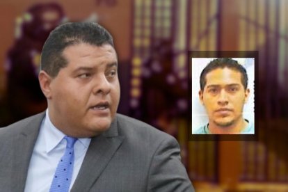 Elvis Conde (imagen pequeña) fue condenado por el asesinado del abogado Harrison Salcedo.