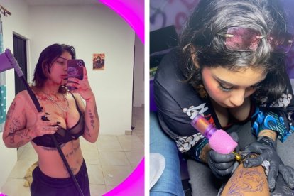 Camila destaca que las mujeres son más valientes y aguantan el dolor de realizarse un tatuaje en las ‘cositas’