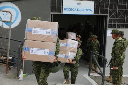 Todo está listo en Loja para los comicios del 9 de febrero.