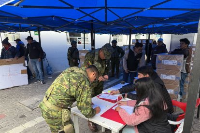 El proceso electoral se desarrolla en Ecuador, este 9 de febrero.