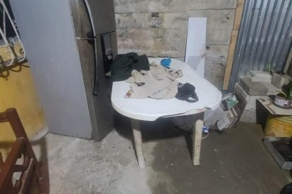 La ropa de los uniformados.