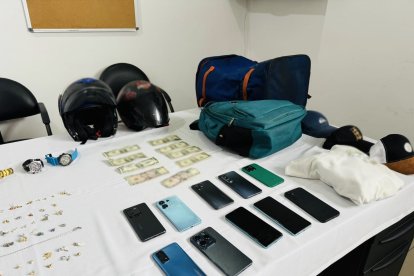 Estas son las evidencias que recuperaron la Policía Nacional.
