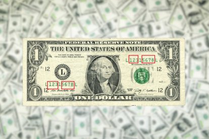 Un billete de 1 dólar con una secuencia numérica especial puede valer una fortuna
