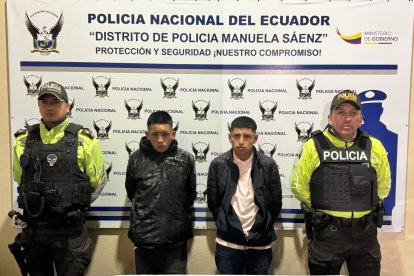 Los detenidos están con prisión preventiva por robo.