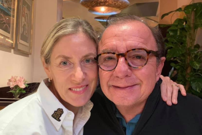 Anabella Azín y su esposo Álvaro Noboa.