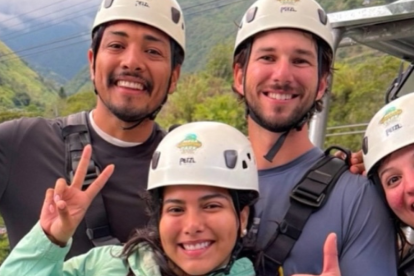 Saltaron desde un puente en Baños junto a amigos.