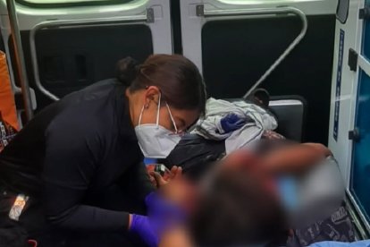 Los sobrevivientes fueron llevados a casas de salud de Ibarra.