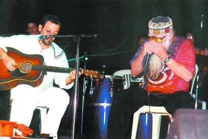 Héctor Napolitano en su juventud.