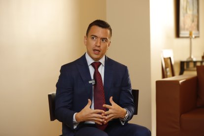 Daniel Noboa, presidente de la República de Ecuador.