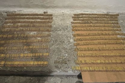 En el domicilio había 1.830 municiones de varios calibres.