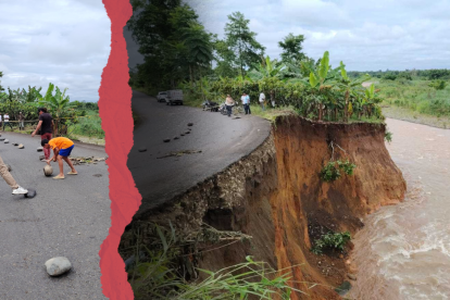 Las lluvias han agravado la erosión del suelo.