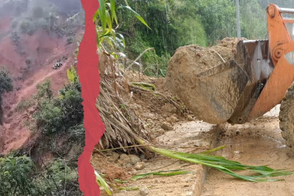 En sectores del cantón Olmedo se han registrado deslaves por las intensas lluvias.