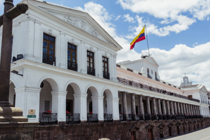 El presidente de Ecuador gobierna desde el Palacio de Carondelet, en Quito.