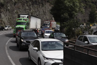 La Ruta Viva estuvo cerrada hasta antes del medio día.