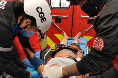 Una mujer baleada en Ascázubi fue llevada a un hospital de Cayambe, en Pichincha.