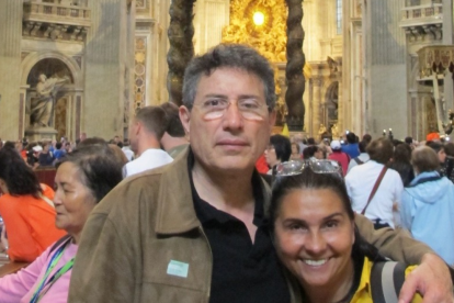 Anita Bulbujasich y su esposo Nerio David