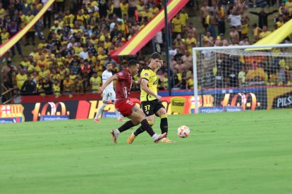 Barcelona SC y Mushuc Runa chocaron este domingo.