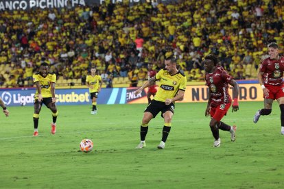 Octavio Rivero, delantero del Barcelona SC.