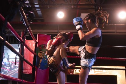 Beriuzca Canelón y Sara Lucía disputaron una de las finales el sábado.