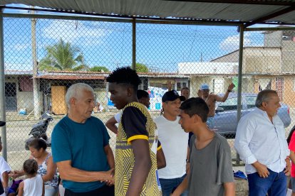 Jimmy Montanero, José Cevallos, José Gavica, Nicolás Asencio y Carlos Macías, en Socio Vivienda 2. 

FECHA: 24/02/2025
AG-AGENCIA
AG-PERIODISTA