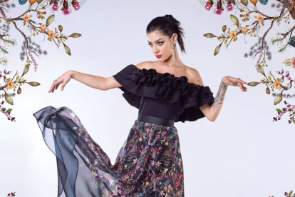 Una de las fotos de la colección que Sofía Mariana Jurado modeló en 2024.