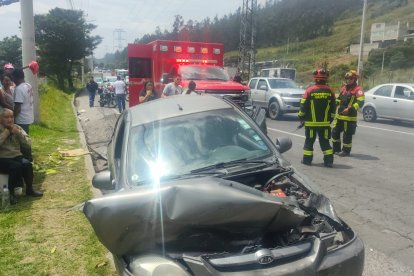 Cuatro vehículos estuvieron involucrados en el siniestro.