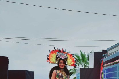 Lissette Álava, en el carnaval del año pasado.