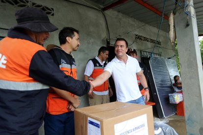 Daniel Noboa visitó Los Ríos.