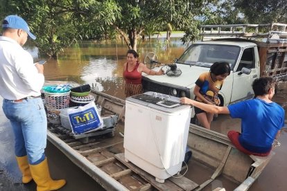 La parroquia Sosote del cantón Rocafuerte, Manabí, es una de las más afectadas por la inundación.