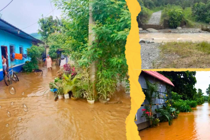 En el cantón La Maná, provincia de Cotopaxi, se registró el desbordamiento del río San Pablo.