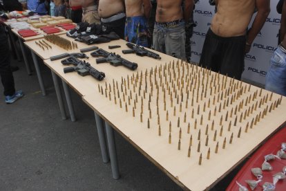 Las evidencias incautadas durante el operativo Apolo 10.