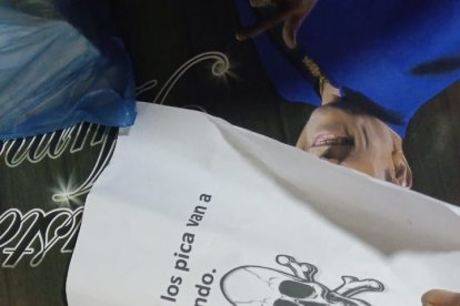 Estos son los panfletos que dejaron en los locales.