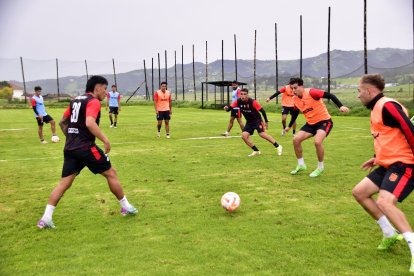 LigaPro | Entrenamiento del Deportivo Cuenca estos días de marzo de 2025.